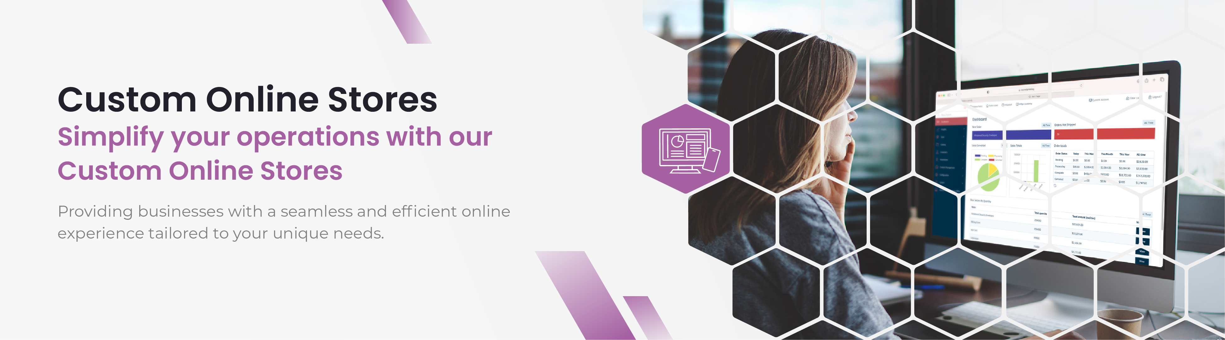 Custom Online Stores Header