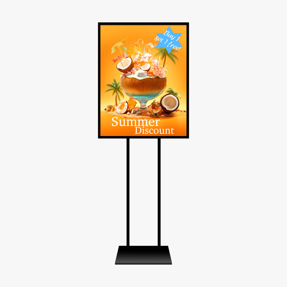 Poster Stand with Graphic