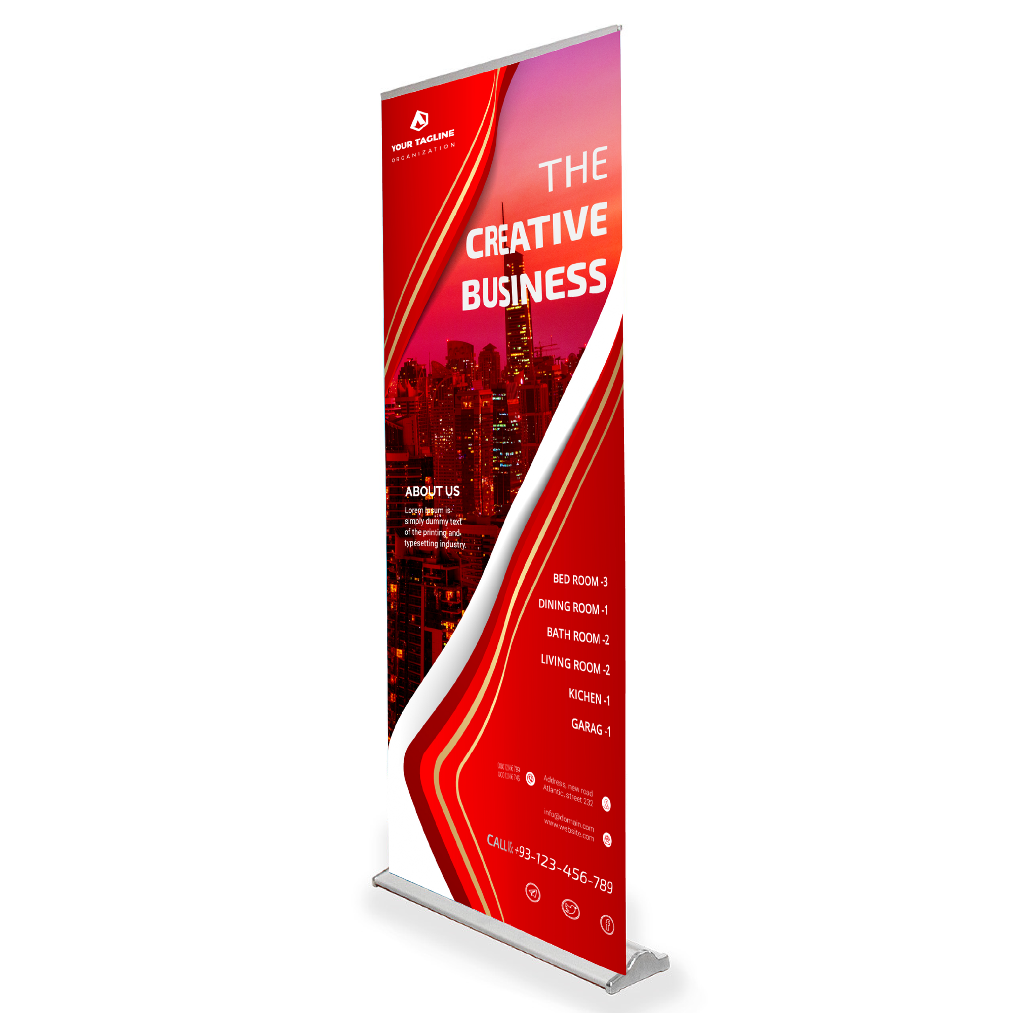 34" Retractable Banners