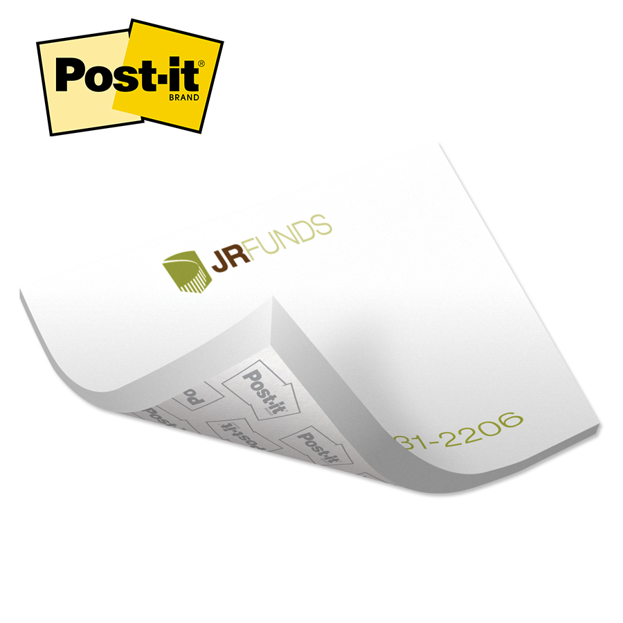Post-it® 3 x 4 Custom Full Color Sticky Notes 2